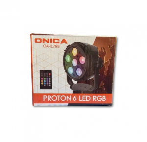 MINI PROTON 6 LED RGB CON CONTROL ONICA IL799