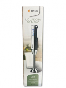 MIXER DE MANO CON VASO 600W ACERO 6005A