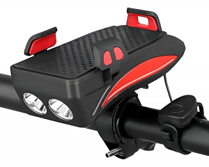 LUZ BICI POWER BANK PORTA CELULAR