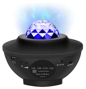 PROYECTOR ESTRELLA RECARGABLE CON PARLANTE BN0133